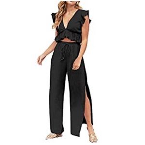 Amazon Fancyinn Crop top & pants set